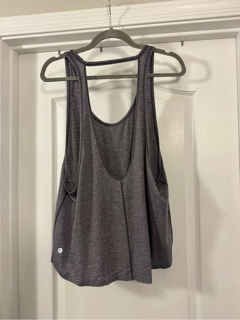 Lululemon Athletica Heathered Purple High-Low Tank - Picture 5 of 7